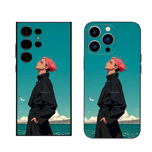 Cool anime phone skin