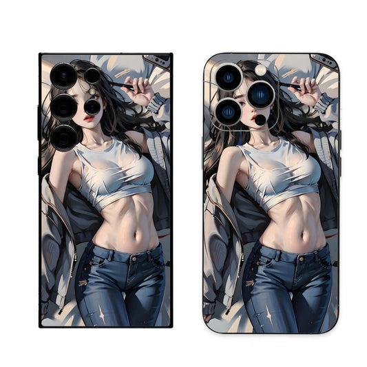Cute Girl Anime Phone Skin