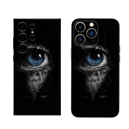 Eye in dark phone skin