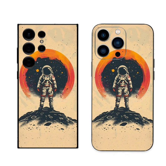 Astronaut phone skin