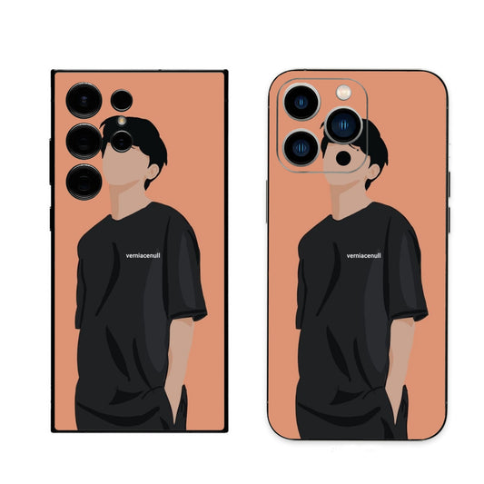Cool boy phone skin