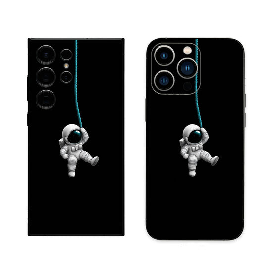 Cute astronaut phone skin