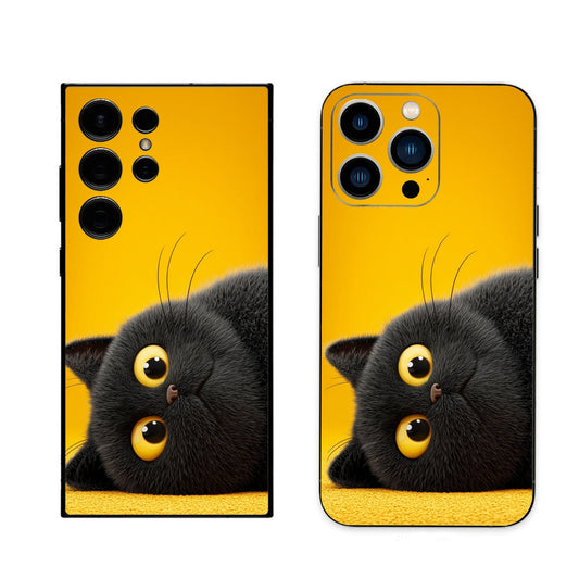 Black Cat Phone Skin