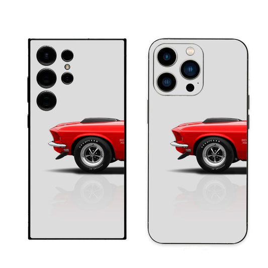 Sports car phone skin