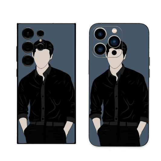 Man in black Phone skin